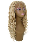 Andrea 37 Inch Light Blonde Bohemian Braid wig