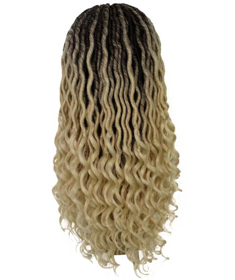 Andrea 37 Inch Blonde Ombre Bohemian Braid wig