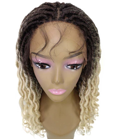 Andrea 37 Inch Blonde Ombre Bohemian Braid wig