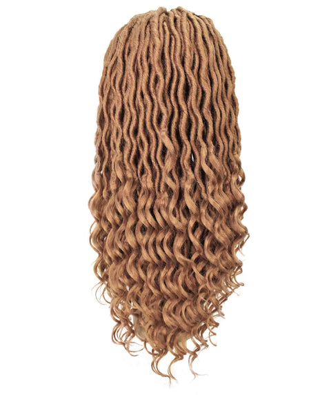Andrea 37 Inch Golden Blonde Bohemian Braid wig