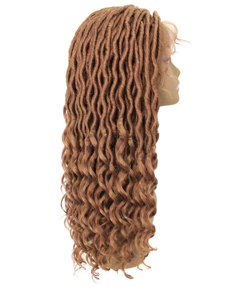 Andrea 37 Inch Golden Blonde Bohemian Braid wig