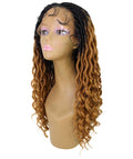 Andrea 37 Inch Honey Blonde Ombre Bohemian Braid wig