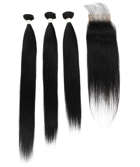 Remy human hair closure for black women, Human hair bundle 