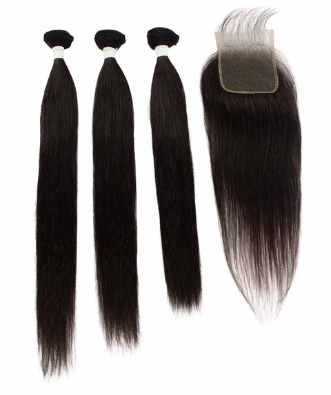 Remy human hair closure for black women, Human hair bundle