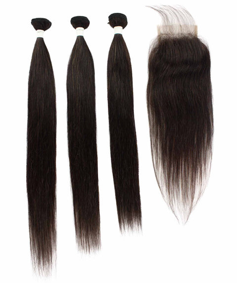 Remy human hair closure for black women, Human hair bundle