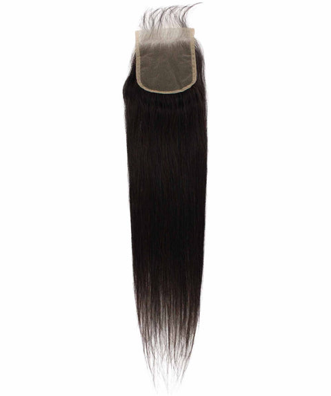 best natural black straight single virgin remy brazilian human hair closure 4x5 frontal hd lace baby hairs weaving crochet 8" 10" 12" 14" 16" 18" 20" 22" inch length