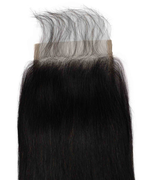 Natural Remy human hair closure