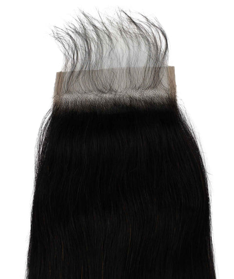 Brazilian hair lace closure in black women, Natural human hair weaving