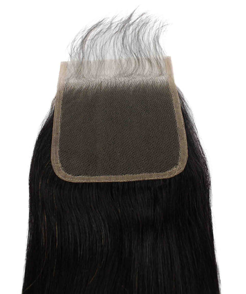 Brazilian hair lace closure in black women, Natural human hair weaving