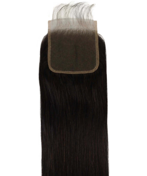 Brazilian hair lace closure in black women, Natural human hair weaving