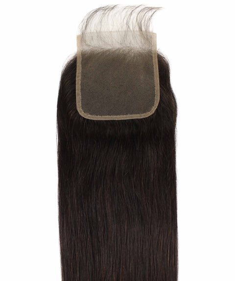 Brazilian hair lace closure in black women, Natural human hair weaving
