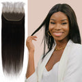 best natural black straight single virgin remy brazilian human hair closure 13x4 frontal hd lace baby hairs weaving crochet 8" 10" 12" 14" 16" 18" 20" 22" inch length