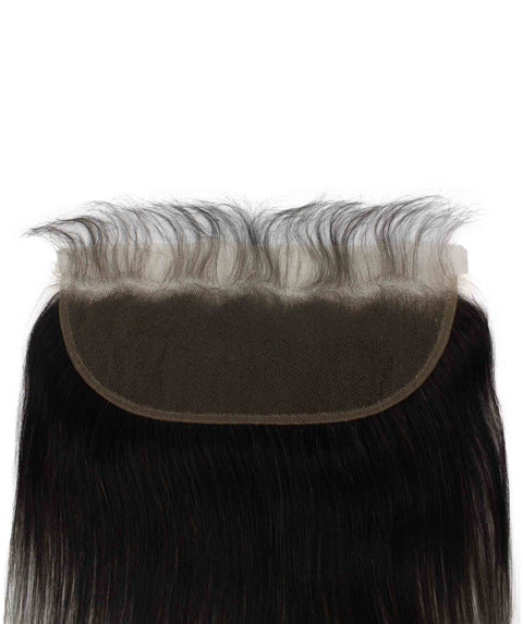 best natural black straight single virgin remy brazilian human hair closure 13x5 frontal hd lace baby hairs weaving crochet 8" 10" 12" 14" 16" 18" 20" 22" inch length