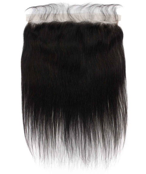 best natural black straight single virgin remy brazilian human hair closure 13x5 frontal hd lace baby hairs weaving crochet 8" 10" 12" 14" 16" 18" 20" 22" inch length