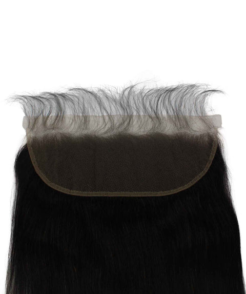 best natural black straight single virgin remy brazilian human hair closure 13x5 frontal hd lace baby hairs weaving crochet 8" 10" 12" 14" 16" 18" 20" 22" inch length