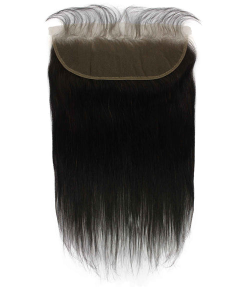 best natural black straight single virgin remy brazilian human hair closure 13x5 frontal hd lace baby hairs weaving crochet 8" 10" 12" 14" 16" 18" 20" 22" inch length