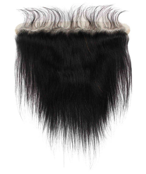 best natural black straight single virgin remy brazilian human hair closure 13x6 frontal hd lace baby hairs weaving crochet 8" 10" 12" 14" 16" 18" 20" 22" inch length