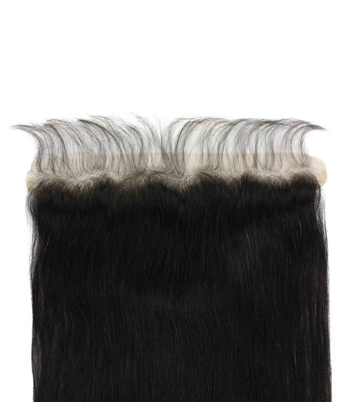 best natural black straight single virgin remy brazilian human hair closure 13x6 frontal hd lace baby hairs weaving crochet 8" 10" 12" 14" 16" 18" 20" 22" inch length