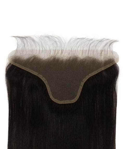 best natural black straight single virgin remy brazilian human hair closure 13x6 frontal hd lace baby hairs weaving crochet 8" 10" 12" 14" 16" 18" 20" 22" inch length