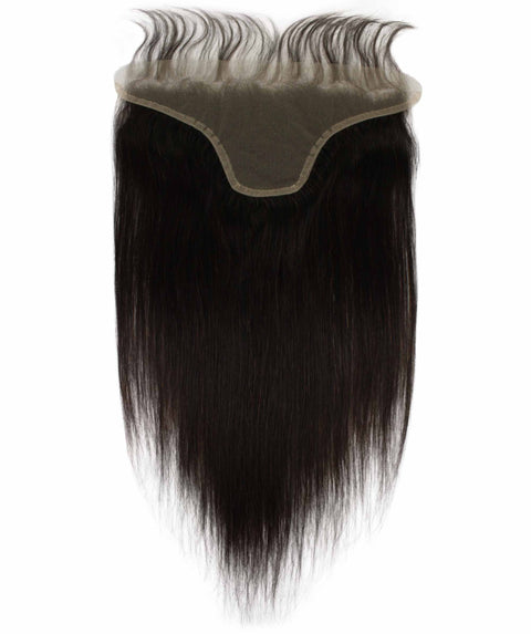 best natural black straight single virgin remy brazilian human hair closure 13x6 frontal hd lace baby hairs weaving crochet 8" 10" 12" 14" 16" 18" 20" 22" inch length