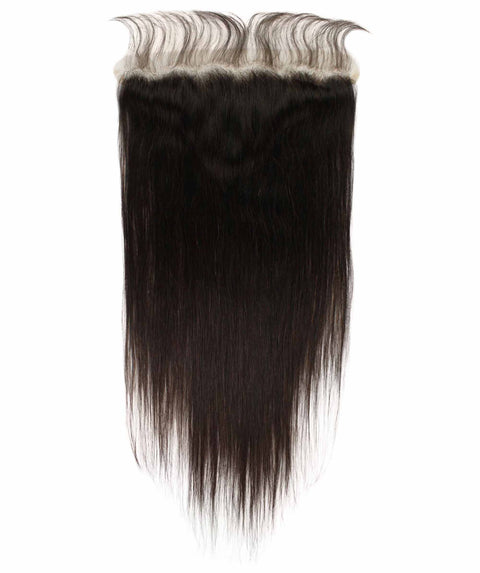 best natural black straight single virgin remy brazilian human hair closure 13x6 frontal hd lace baby hairs weaving crochet 8" 10" 12" 14" 16" 18" 20" 22" inch length