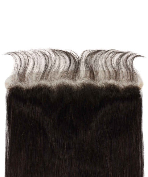 best natural black straight single virgin remy brazilian human hair closure 13x6 frontal hd lace baby hairs weaving crochet 8" 10" 12" 14" 16" 18" 20" 22" inch length