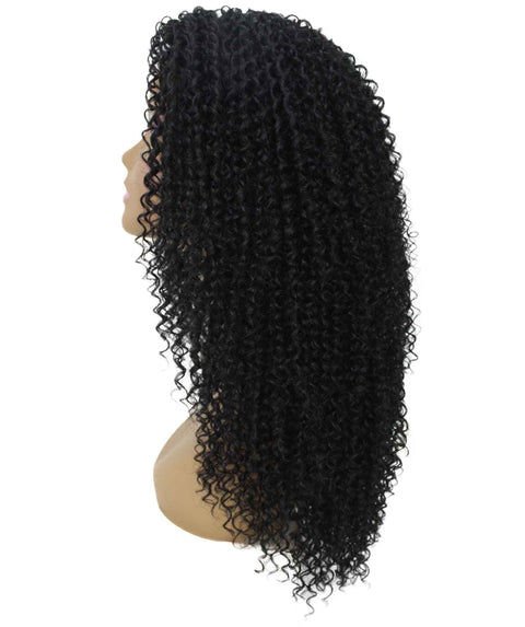 Serenity Black Ringlet Lace Wig