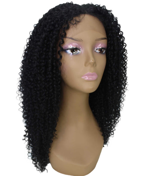 Serenity Black Ringlet Lace Wig