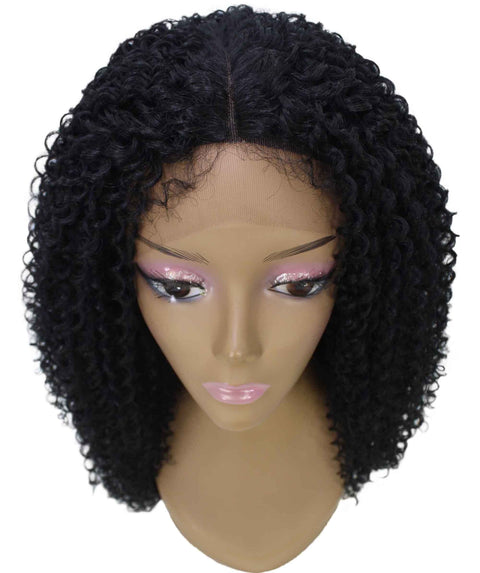 Serenity Black Ringlet Lace Wig