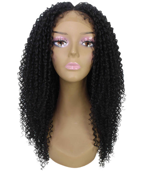 Serenity Natural Black Ringlet Lace Wig
