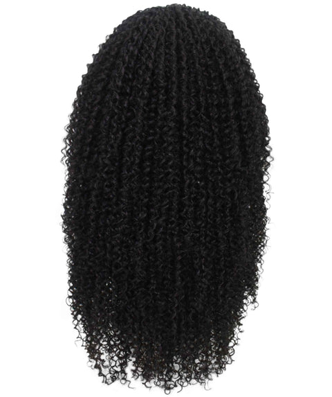 Serenity Natural Black Ringlet Lace Wig