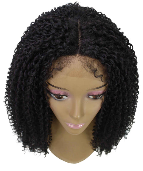 Serenity Natural Black Ringlet Lace Wig
