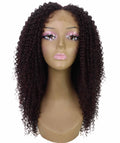 Serenity Deep Red and Black Blend Ringlet Lace Wig