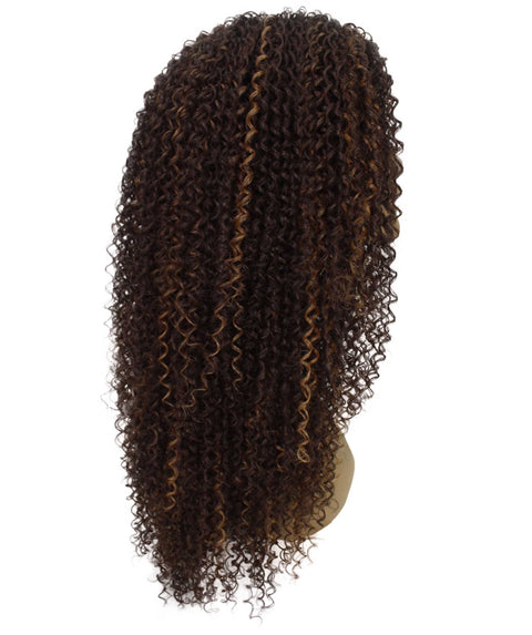 Serenity Brown with Golden Ringlet Lace Wig