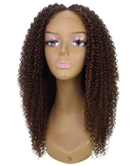 Serenity Brown with Caramel Ringlet Lace Wig