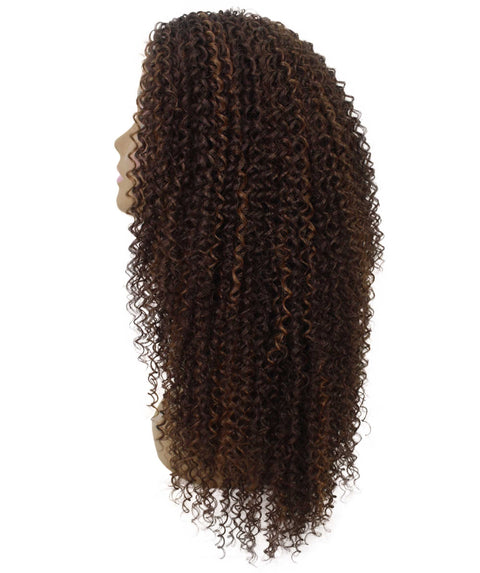 Serenity Brown with Caramel Ringlet Lace Wig