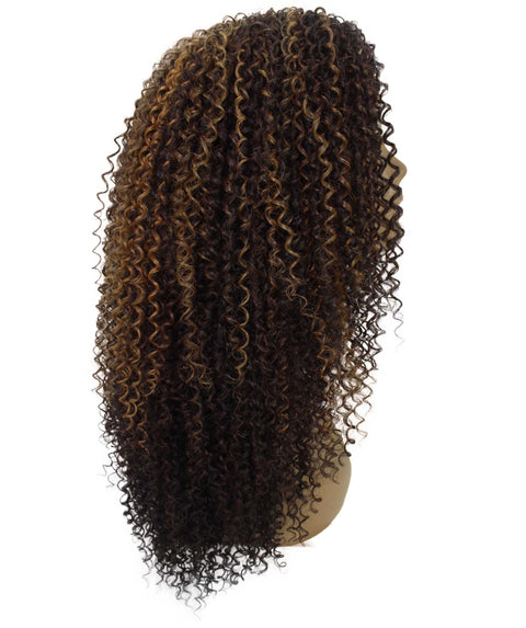 Serenity Carmel Brown Blend Ringlet Lace Wig