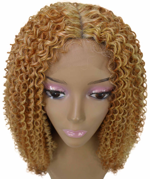 Serenity Strawberry Blonde Ringlet Lace Wig