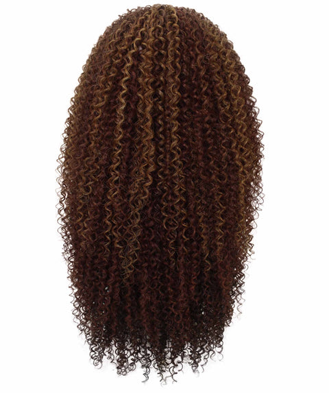 Serenity Copper Aubum Blend Ringlet Lace Wig