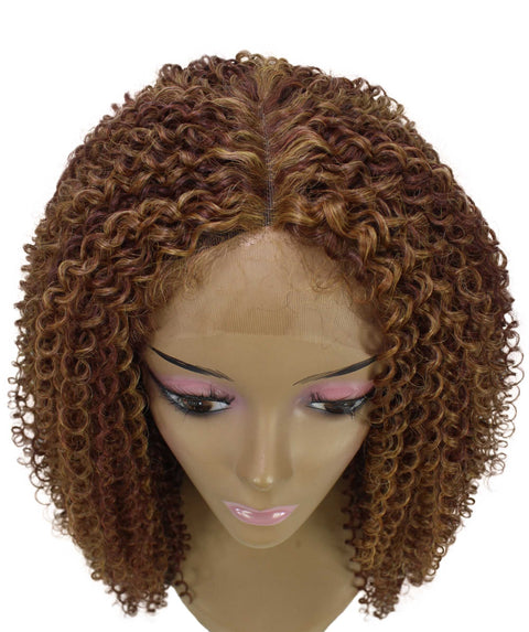 Serenity Copper Aubum Blend Ringlet Lace Wig