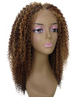 Serenity Aubum Brown Blend Ringlet Lace Wig