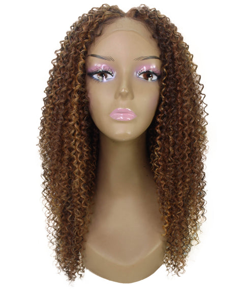 Serenity Light Brown Blend Ringlet Lace Wig