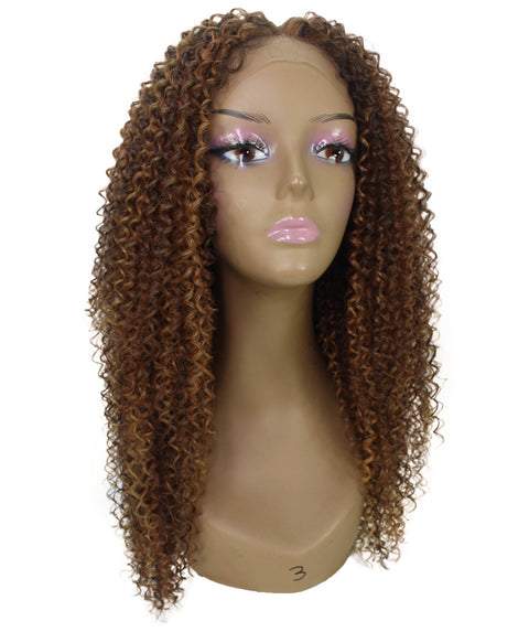 Serenity Light Brown Blend Ringlet Lace Wig