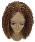 Ringlet swiss lace front wig  for black women, curly lace front price in usa