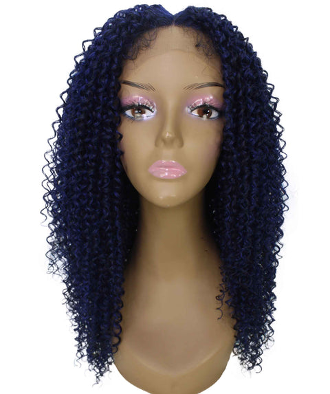 Serenity Black and Black Blend Ringlet Lace Wig
