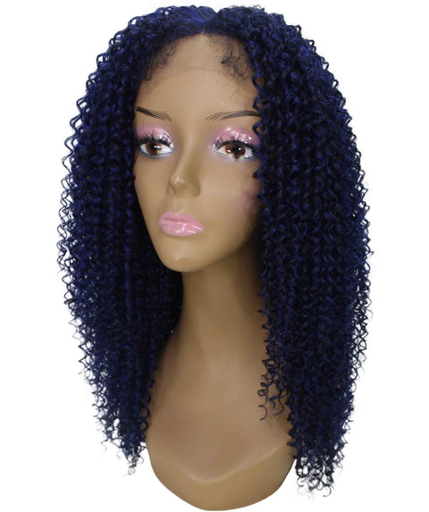 Serenity Black and Black Blend Ringlet Lace Wig