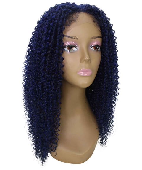 Serenity Black and Black Blend Ringlet Lace Wig