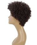 Vale 11 inch Medium Brown Short Afro Full Wig