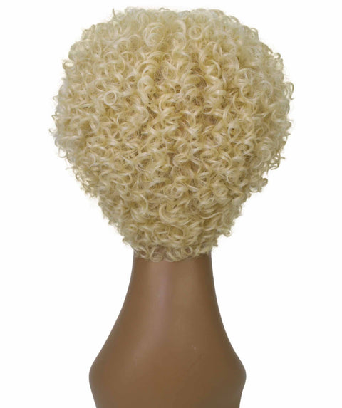 Vale 11 inch Light Blonde Afro Full Wig