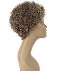 Vale 11 inch Brown and Blonde Afro Full Wig
